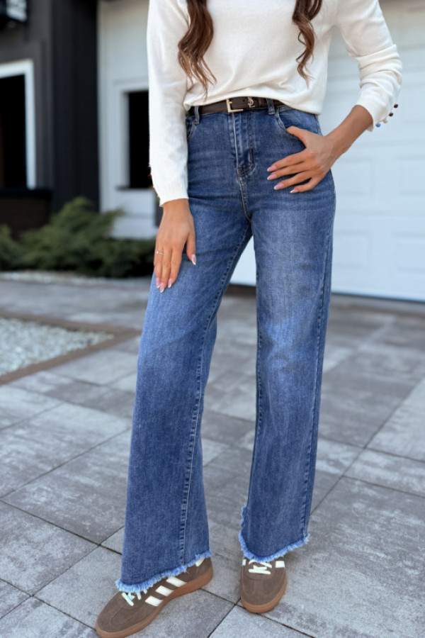 Spodnie jeansowe proste roma