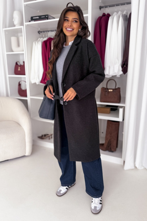 Płaszcz london fago czarny