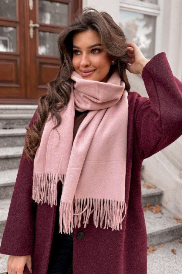 Szal noelle brudny róż