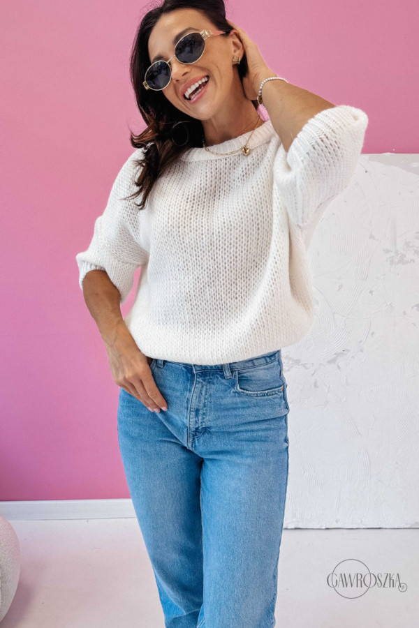 Sweterek gabi - śmietanka