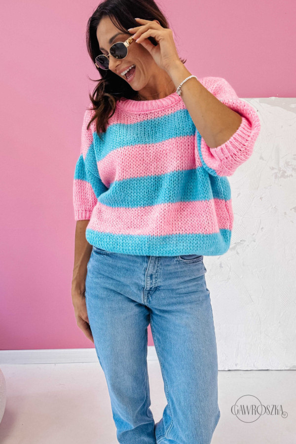 Sweterek gabi - niebo cukierek