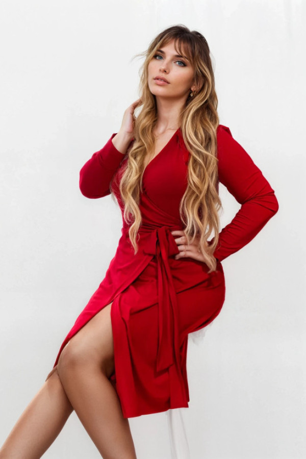 Sukienka kina - czerwona