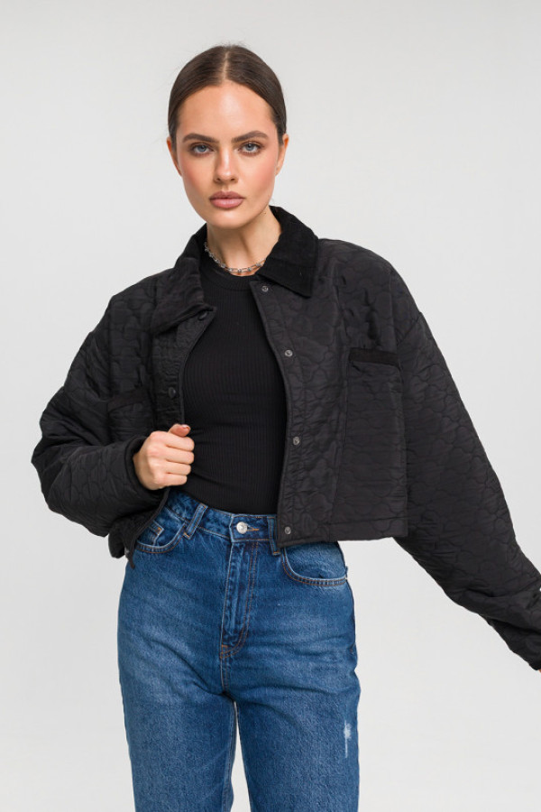 Kurtka nika – pikowana krótka kurtka w stylu casual