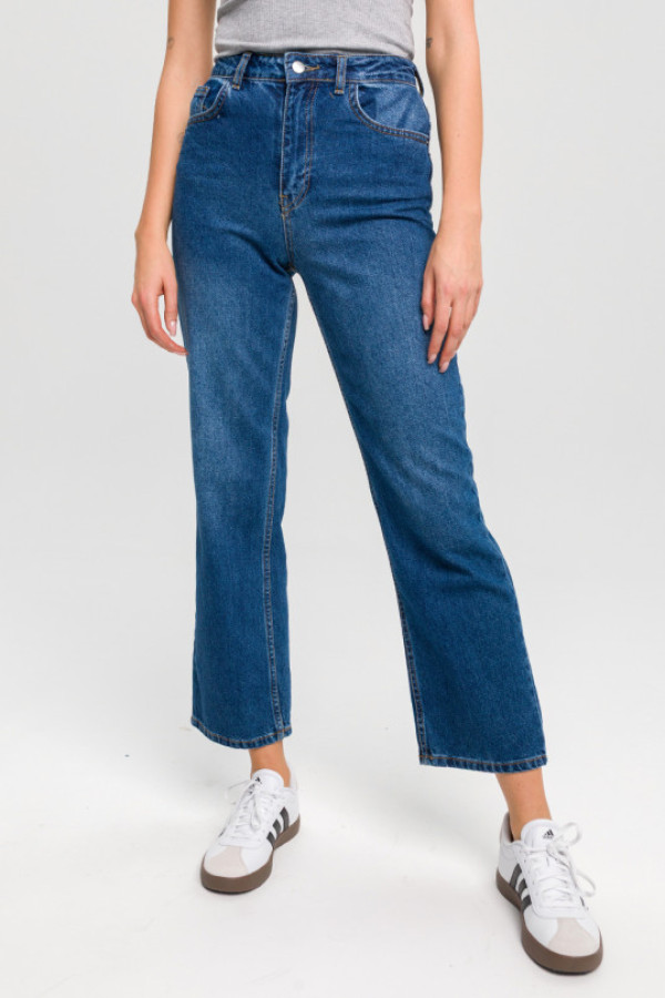 Jeansy damskie 9988 – klasyczne proste nogawki