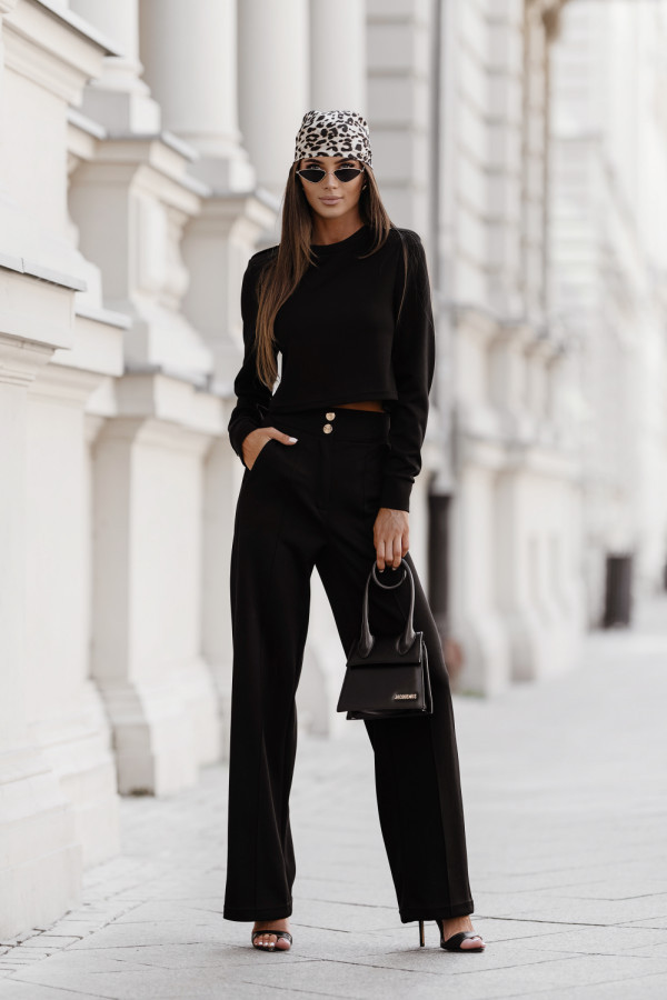 Komplet carmen - czarny