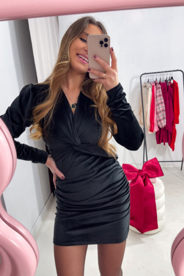 Sukienka patina czarna