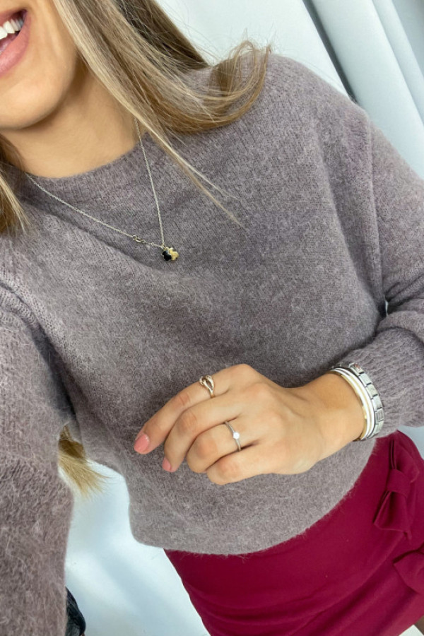 Sweterek baby alpaka fango