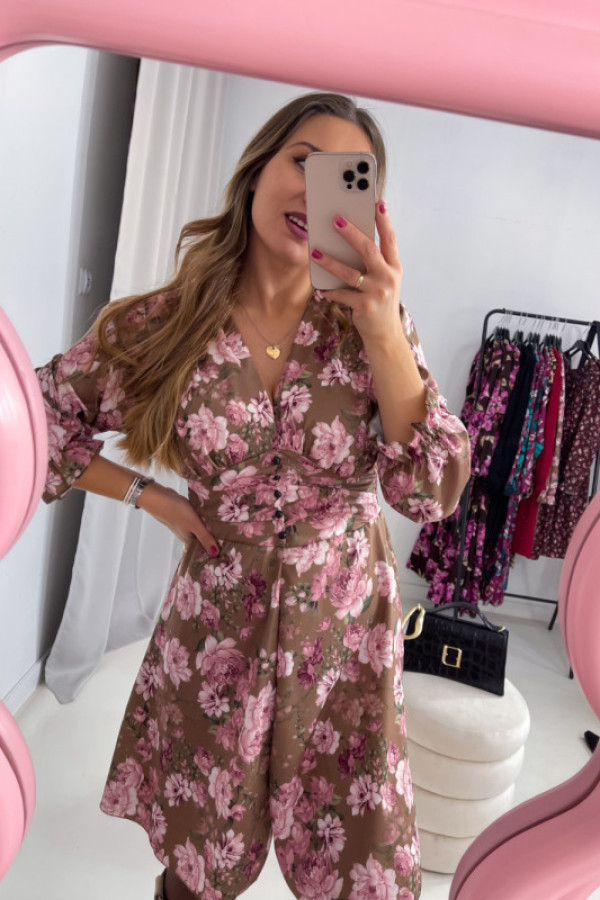 Sukienka kate pastelowa w kwiaty