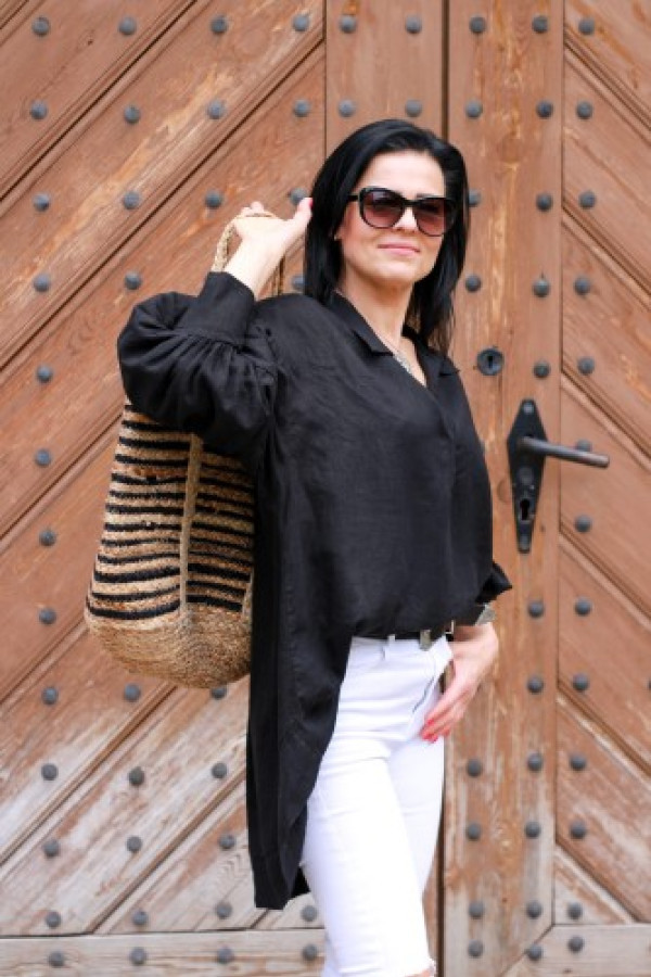 Koszula czarna oversize marina