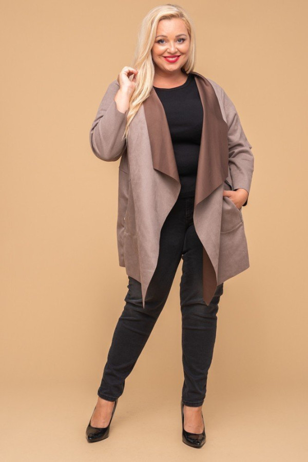 Brązowa narzutka bay