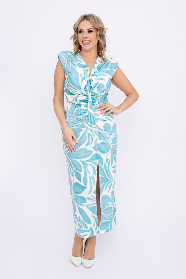 Sukienka z marszczeniem kloe wzór 4