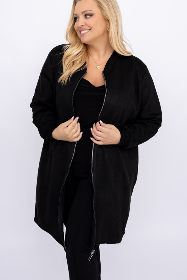 Czarna narzutka estel