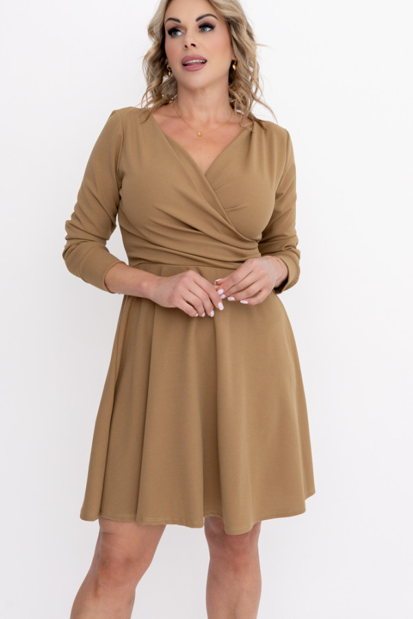 Camelowa sukienka kiara