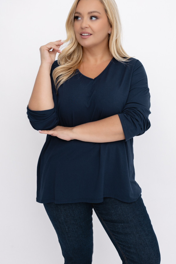 Granatowa bluzka timeri