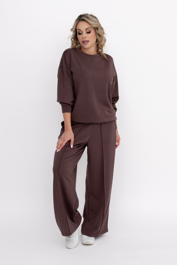 Czekoladowy komplet dresowy retervi