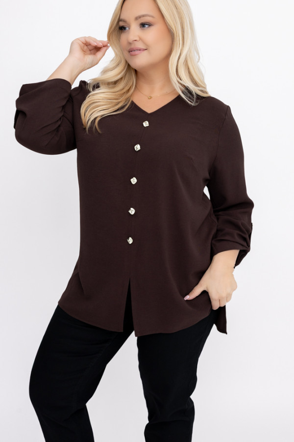 Czekoladowa koszula savia