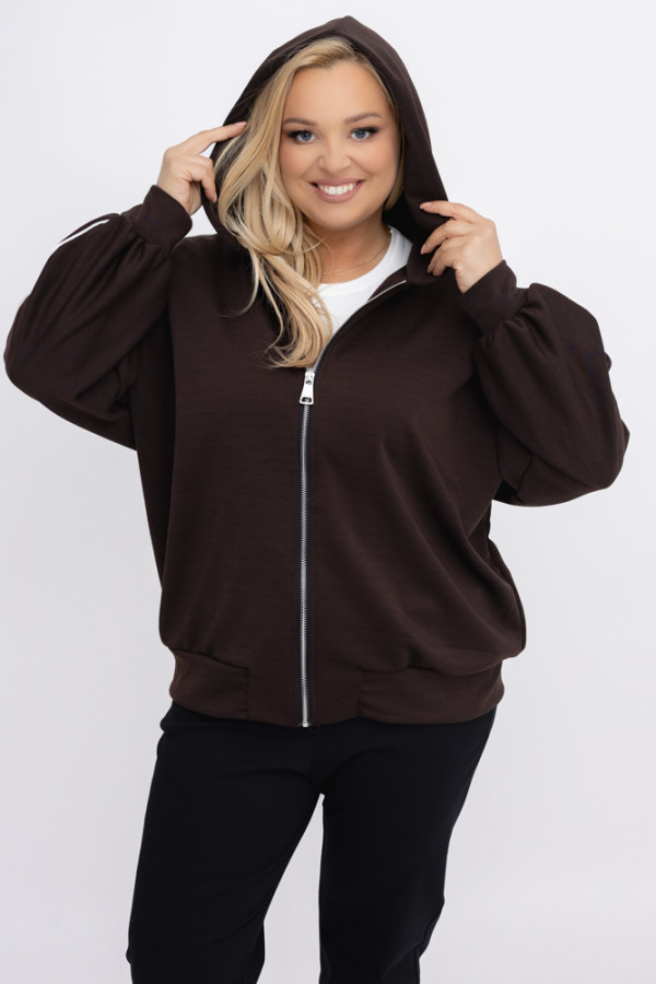 Czekoladowa bluza morien