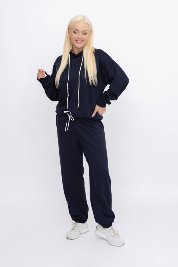 Granatowy komplet dresowy kaliano