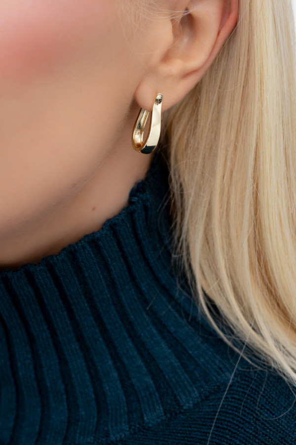 Złote kolczyki sulien