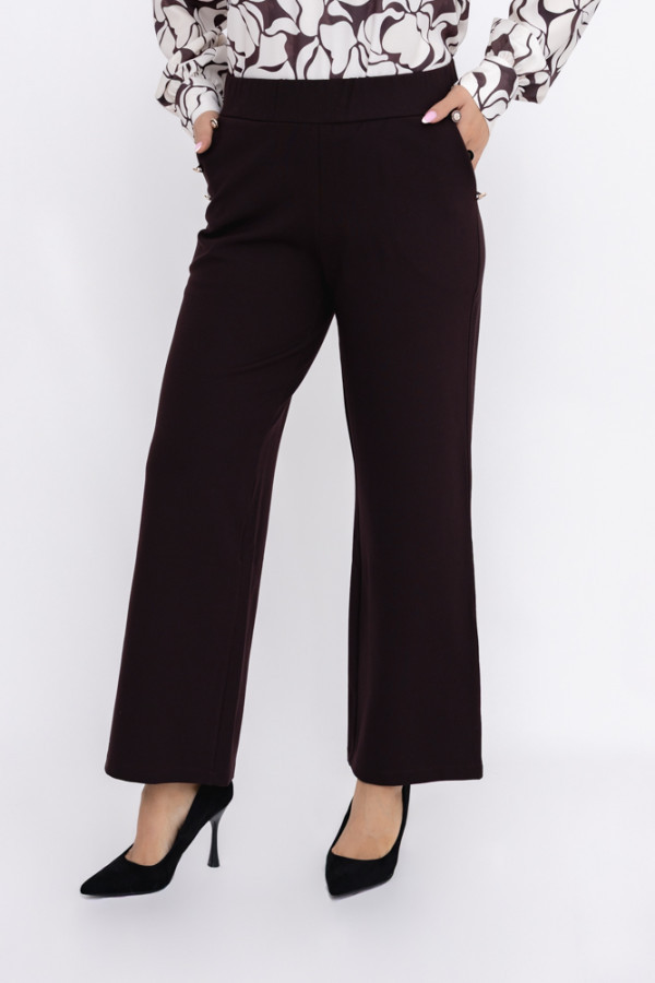 Czekoladowe spodnie hasti