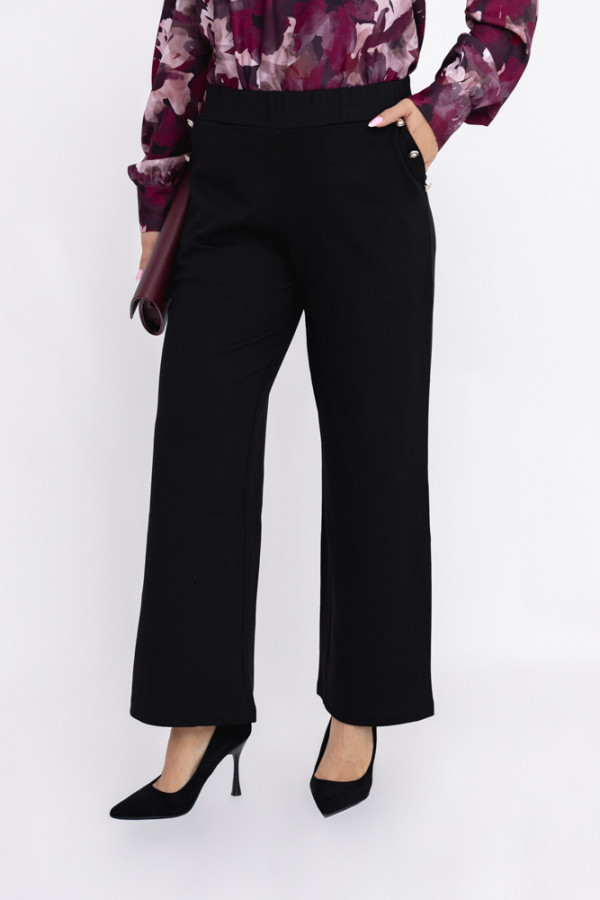 Czarne spodnie hasti