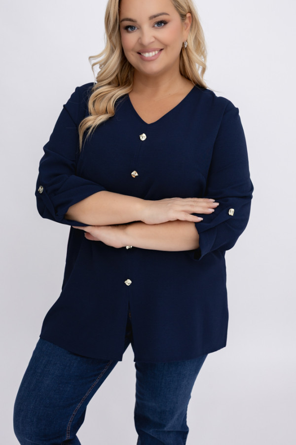 Granatowa koszula savia