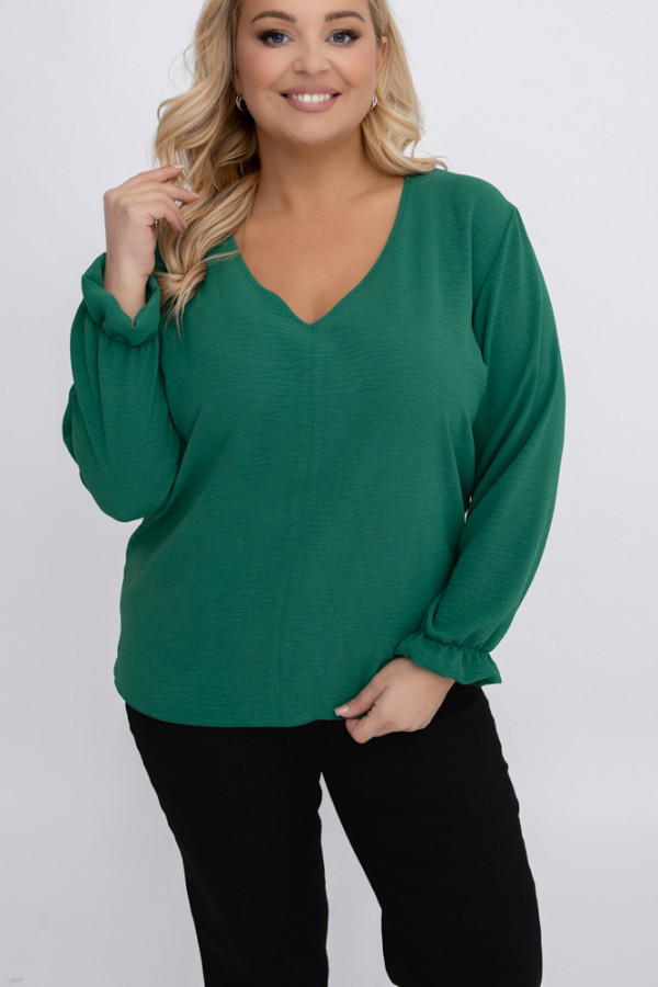 Ciemnozielona bluzka prudi