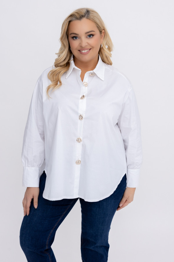 Biała koszula queen