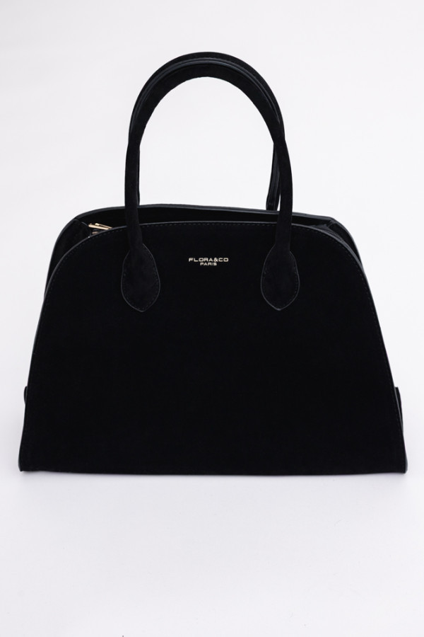 Czarna torebka zamszowa yeneli