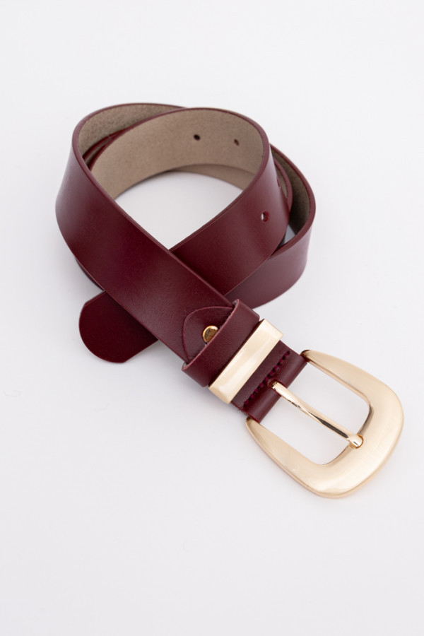 Burgundowy pasek rafigo