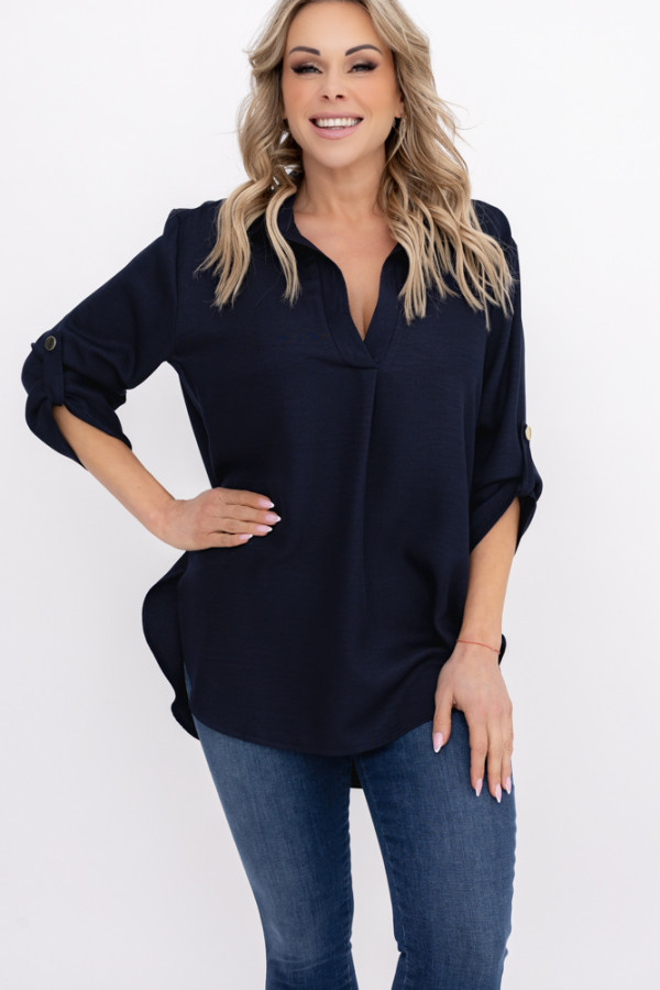 Granatowa koszula metuzino