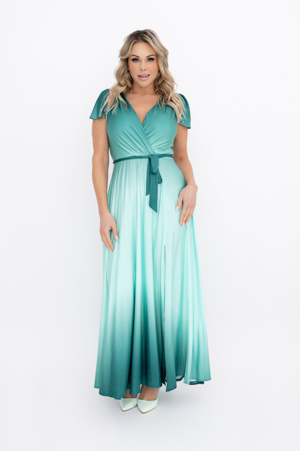 Sukienka błyszcząca vayana wzór 1