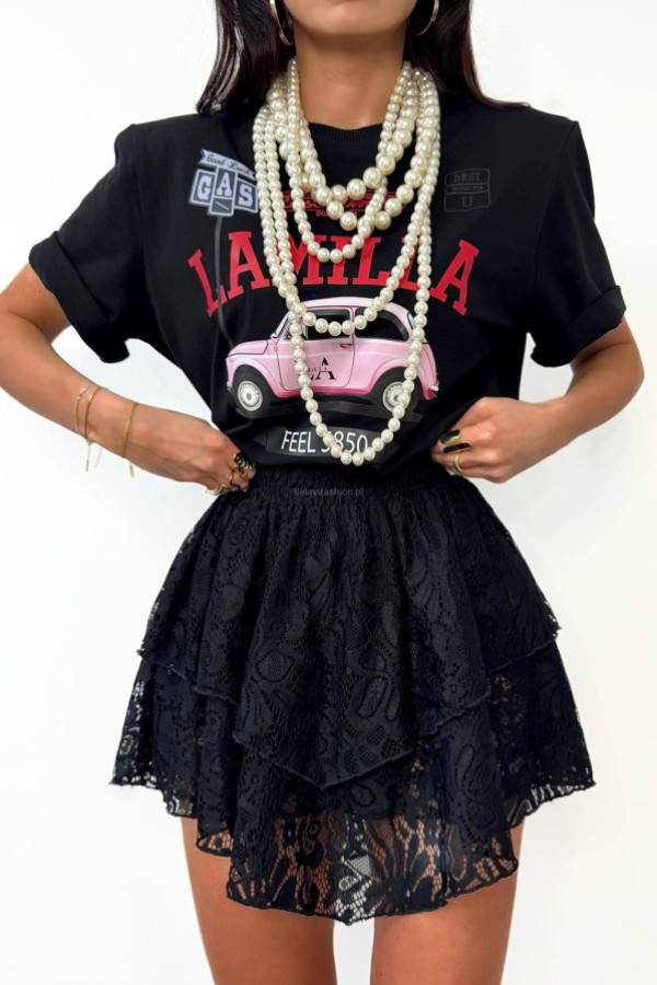 Spódnico/spodenki koronka classy lamilla czarne