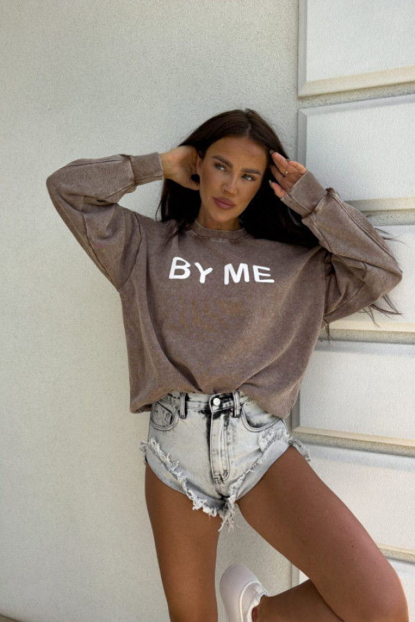 Bluza deakatyzowana dose oversize– ciemny beż by me uni