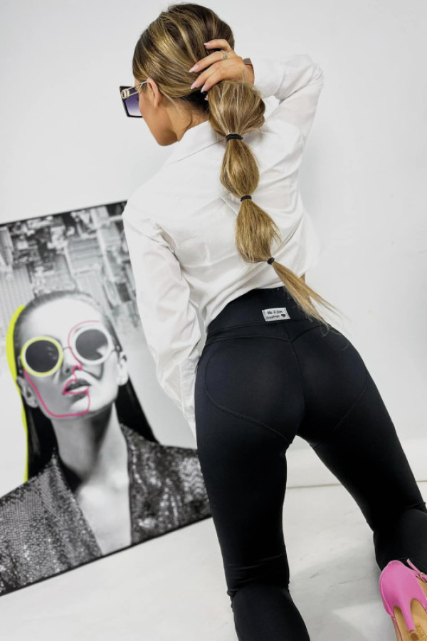 Legginsy serca push up czarne me&jan