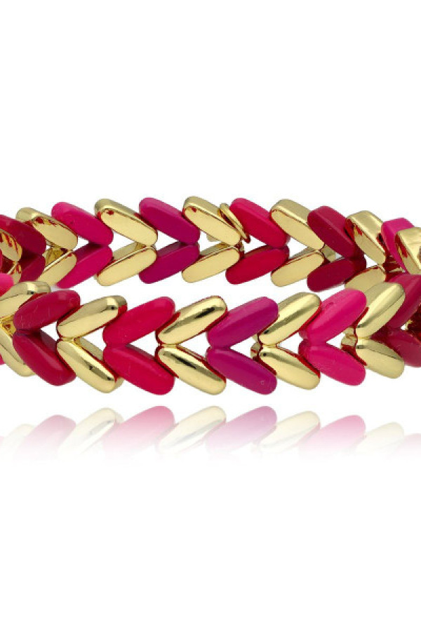 Bransoletka lollipops złoto/różowa yvon b97744 +pudełko gratis