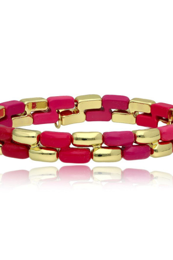 Bransoletka lollipops złoto/różowa yvon b97752 +pudełko gratis