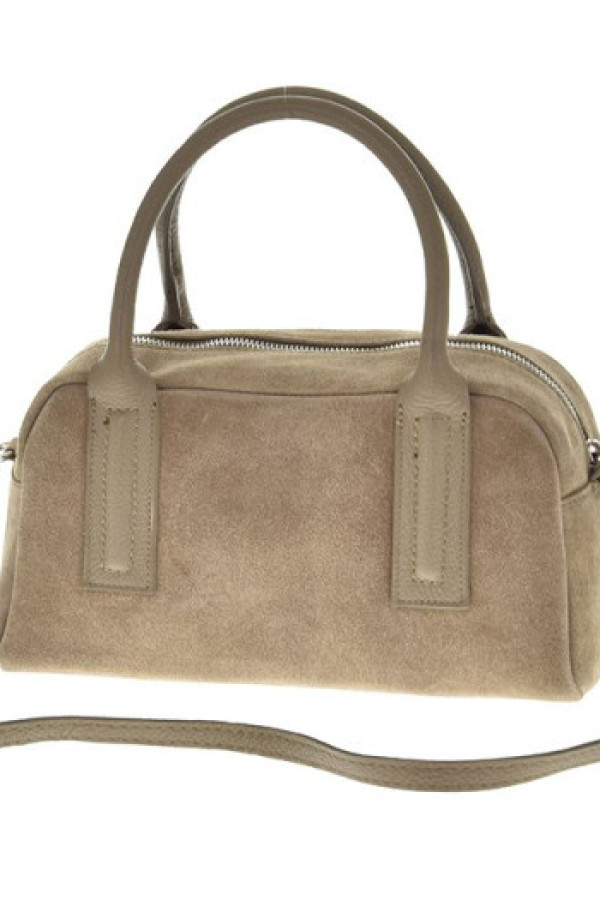 Torebka kuferek chloe zamszowa mocha laura biaggi