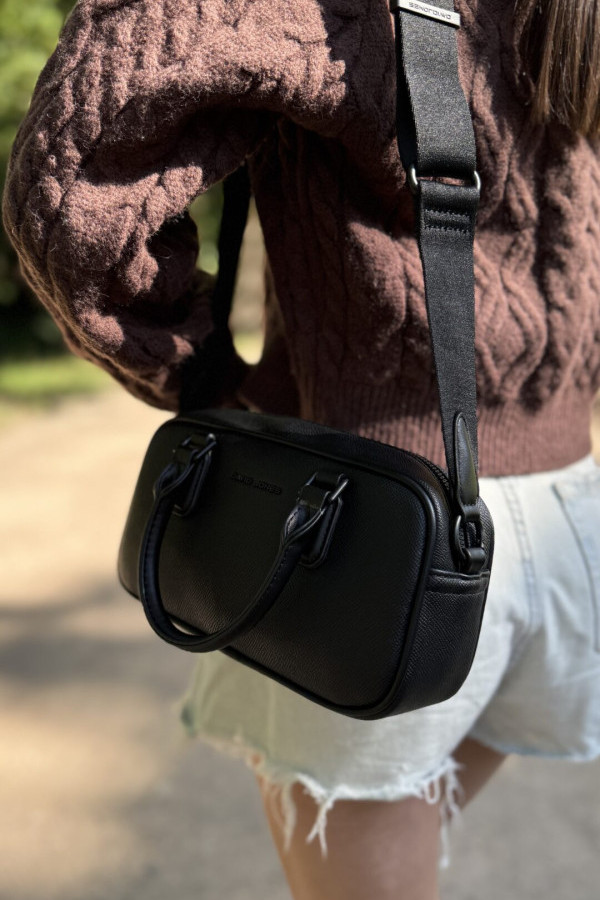 Torebka kuferek david eco skóra czarna