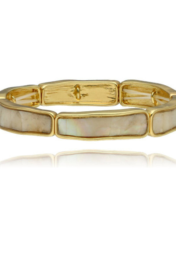 Bransoletka juliette z muszli naturalnej mlecznej b97427+ pudełko