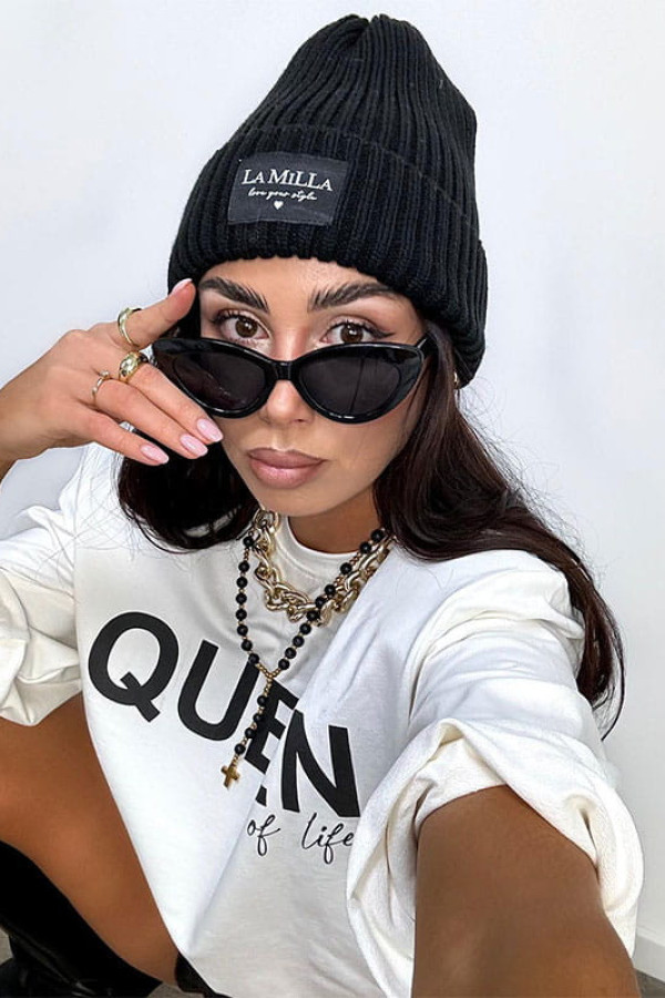 Czapka la milla zimowa czarna