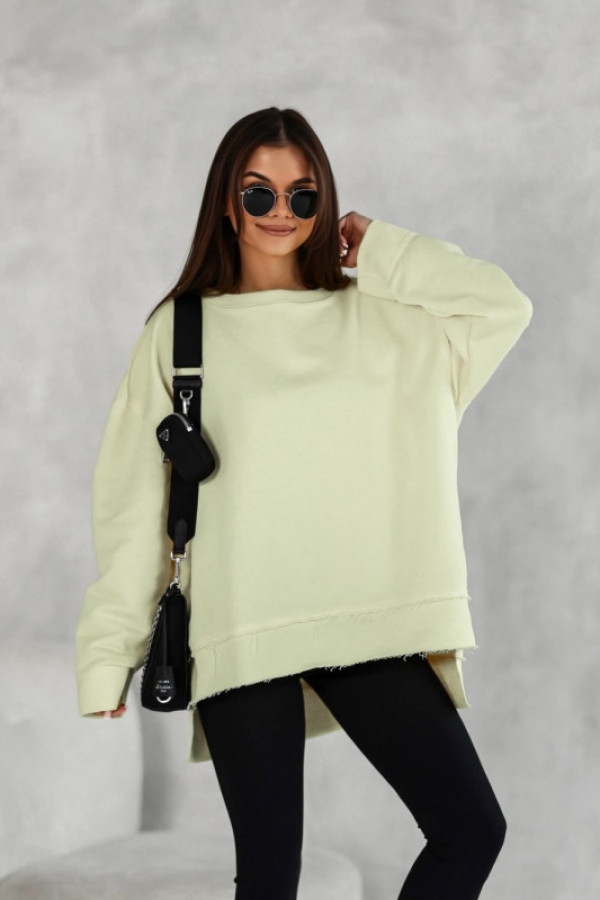 Bluza dresowa bawełniana commo żółta