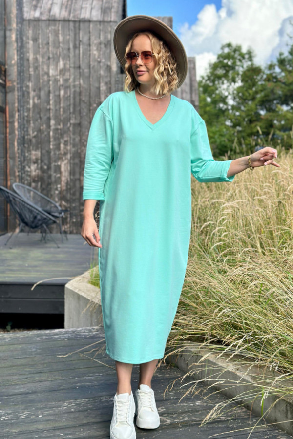 Sukienka cassi seledyn