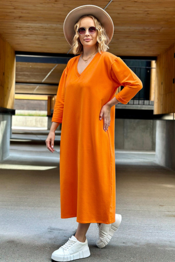 Sukienka cassi pomarańcz