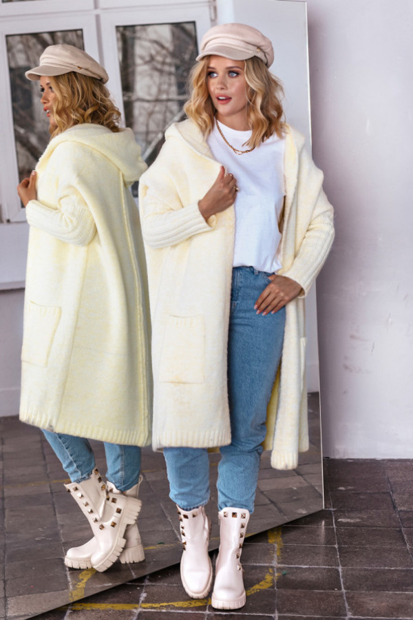 Kardigan z napisem simply wanilia