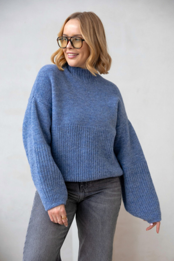 Sweter z szerokimi rękawami tomi jeans