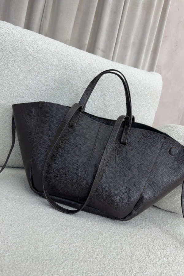 Torebka skórzana czekoladowa secret