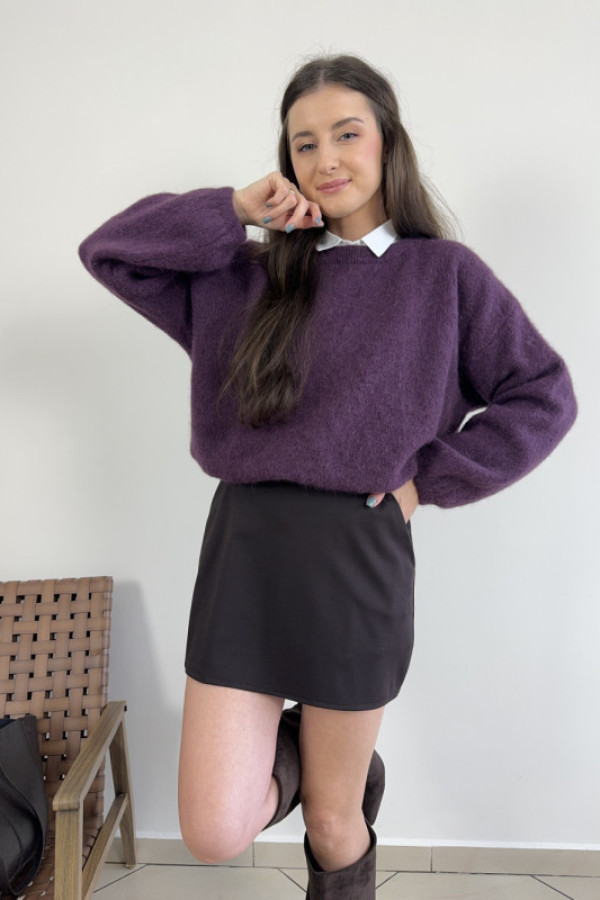 Szortnica/spódniczka ze spodenkami czekoladowa carina